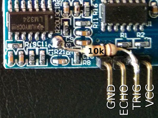 hc sr04 repair detail