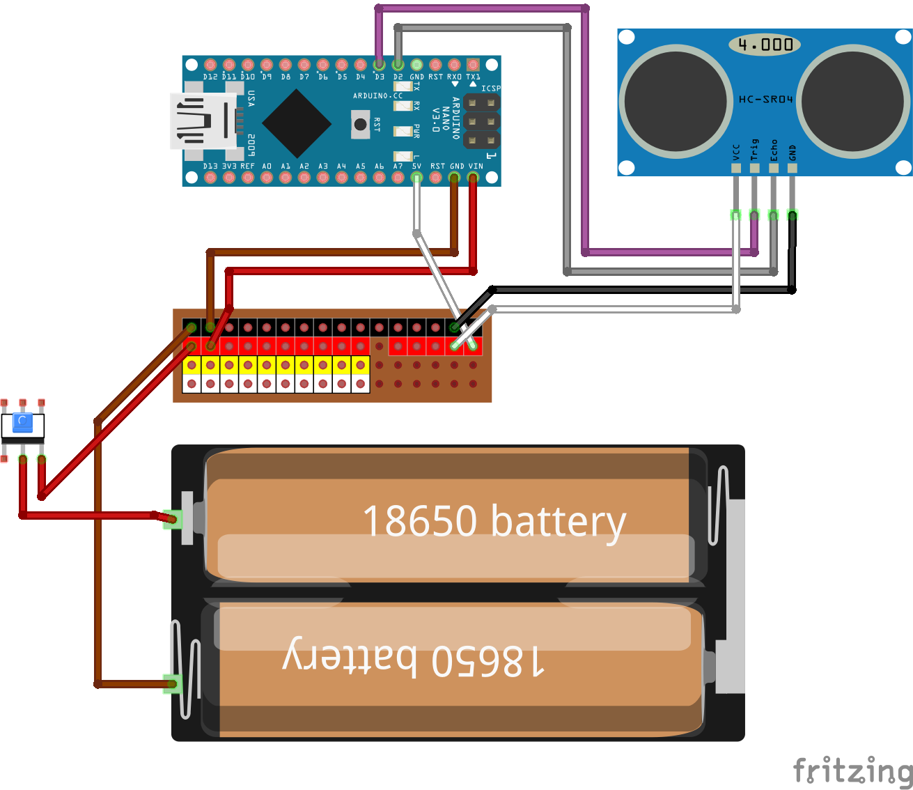 ConexionHC SR04 bb a10d5